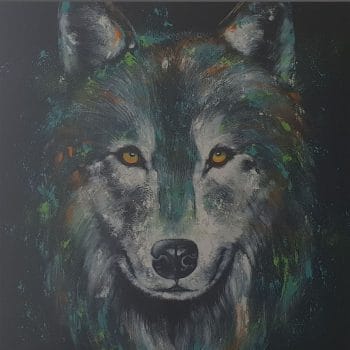 Tableau "Le loup"