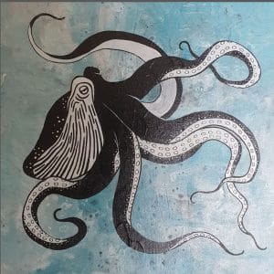 Tableau d’une pieuvre