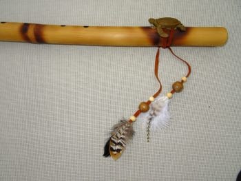 native American flute, bambou, fabrication