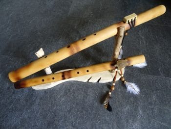 native American flute, bambou, fabrication