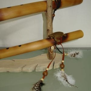 Flûte native amérindienne en bambou – Instrument de musique authentique et personnalisable