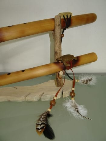 Flûte native amérindienne en bambou - Instrument de musique authentique et personnalisable – Image 2