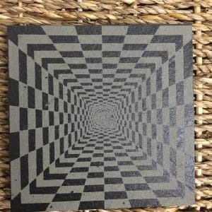 4 dessous de verre illusion d’optique