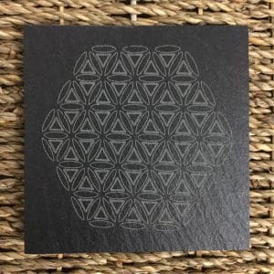 4 dessous de verre illusion d’optique