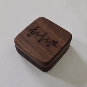 boite de rangement pour mediator guitare