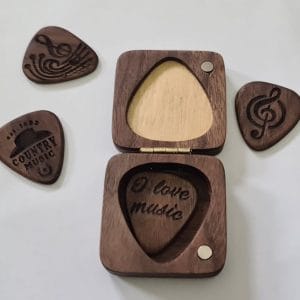 boite de rangement pour mediator guitare