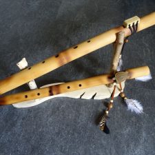 native American flute, bambou, fabrication
