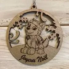 boule de noel personnalisable pat patrouille