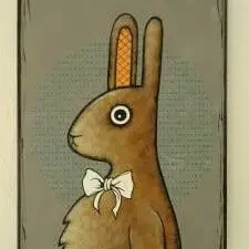 lapin peinture tableau art artisanale pour enfant tableaux